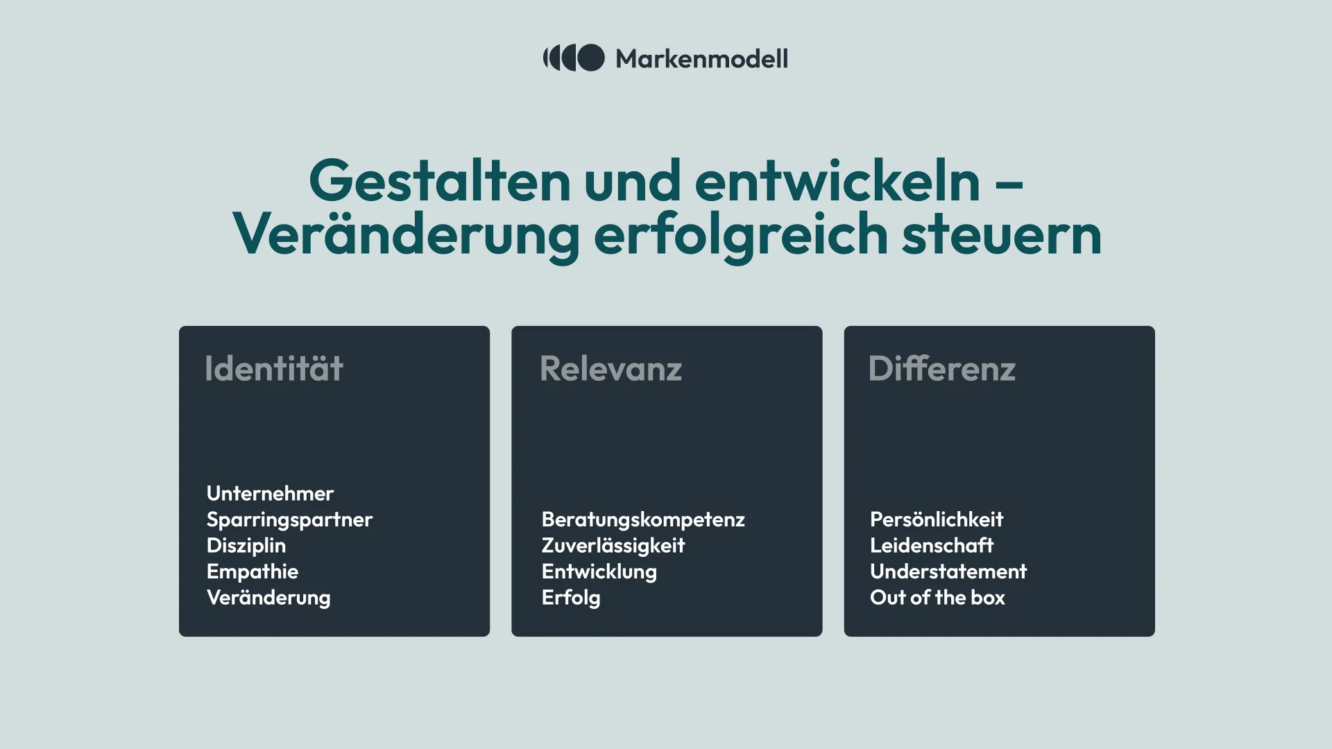 Endres Consulting Markenwerte