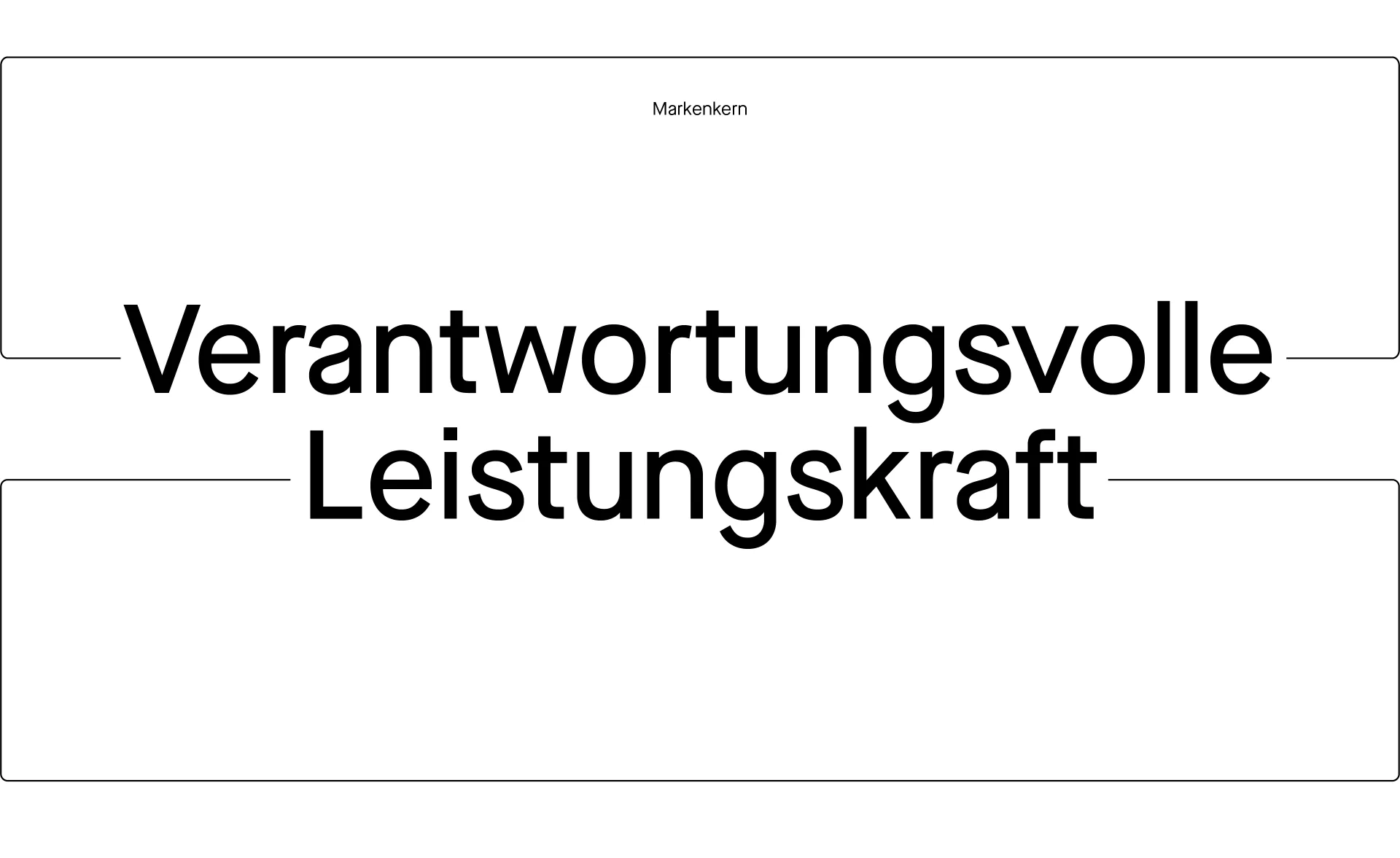Projekt Jäger Bau Markenkern