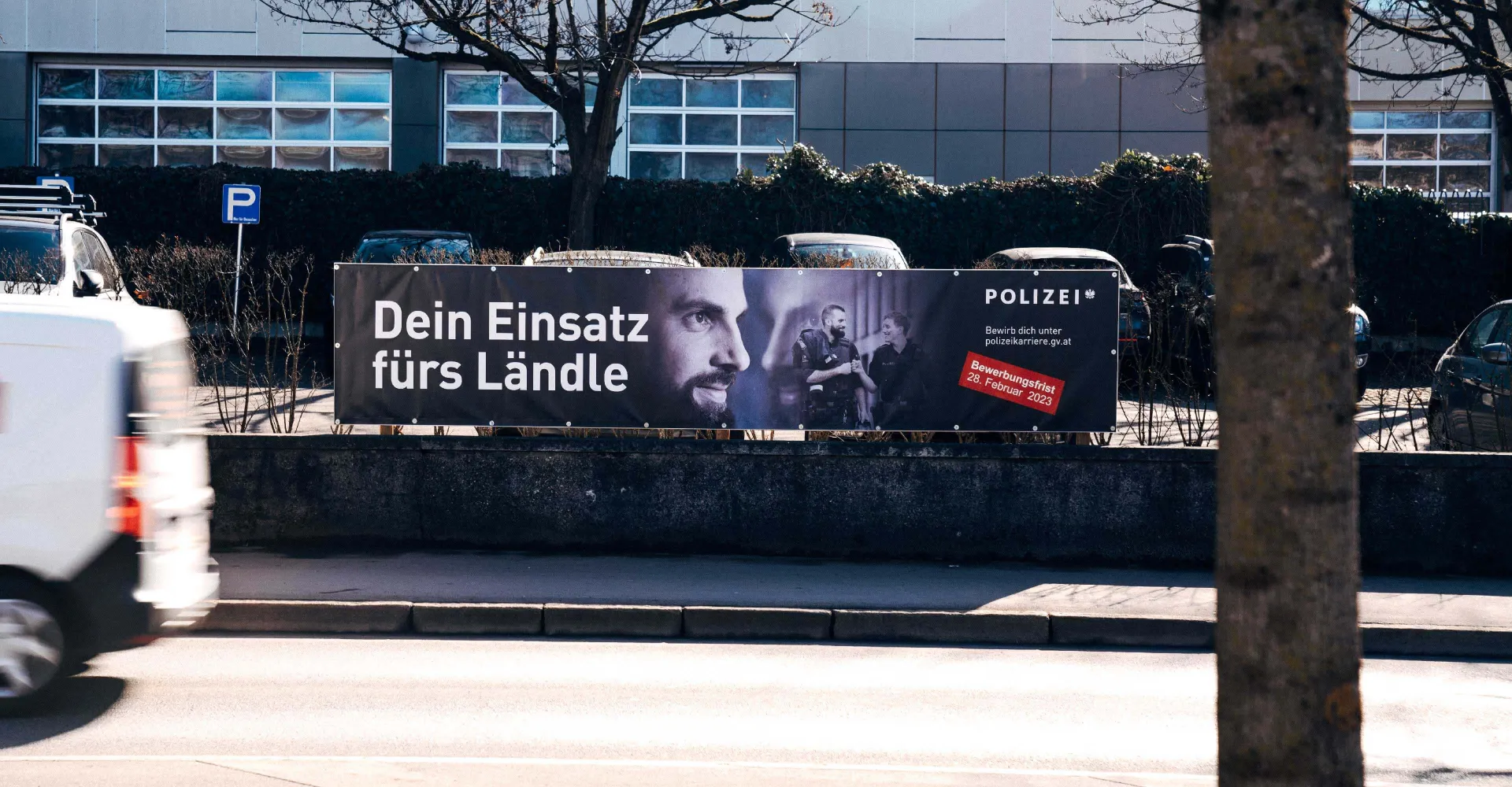 Landespolizeidirektion Vorarlberg Werbung Banner