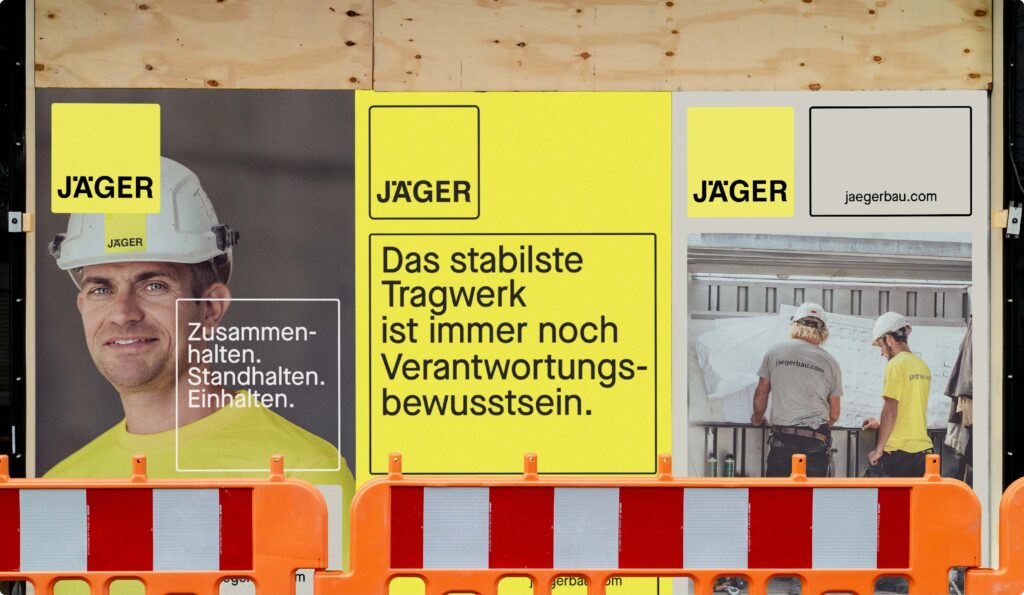 Jäger Bau - Werbekampagne